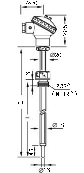 煙道、風(fēng)道熱電偶